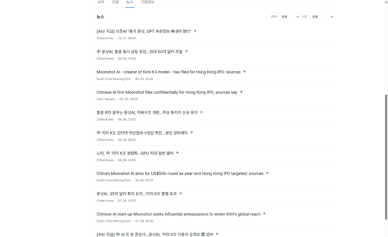 오픈런의 기업 관련 뉴스 목록