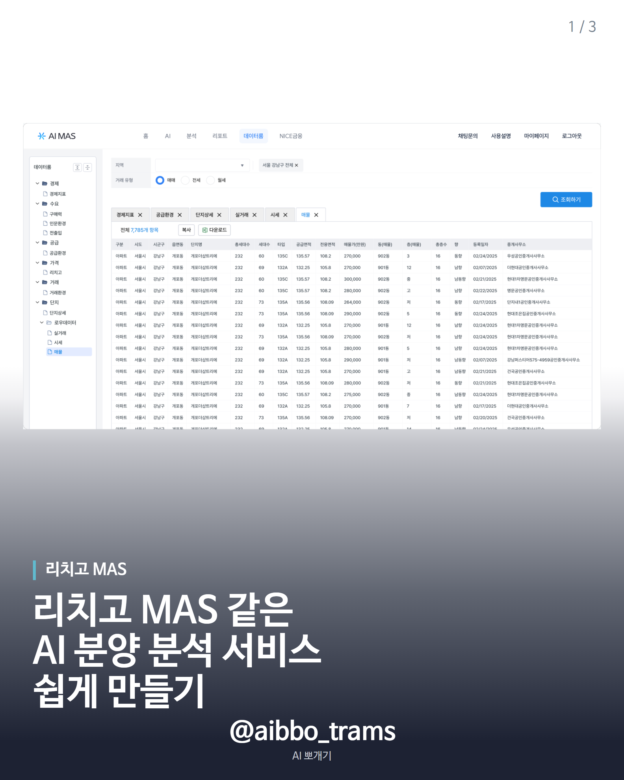 리치고 MAS 핵심 기능 제작 소개