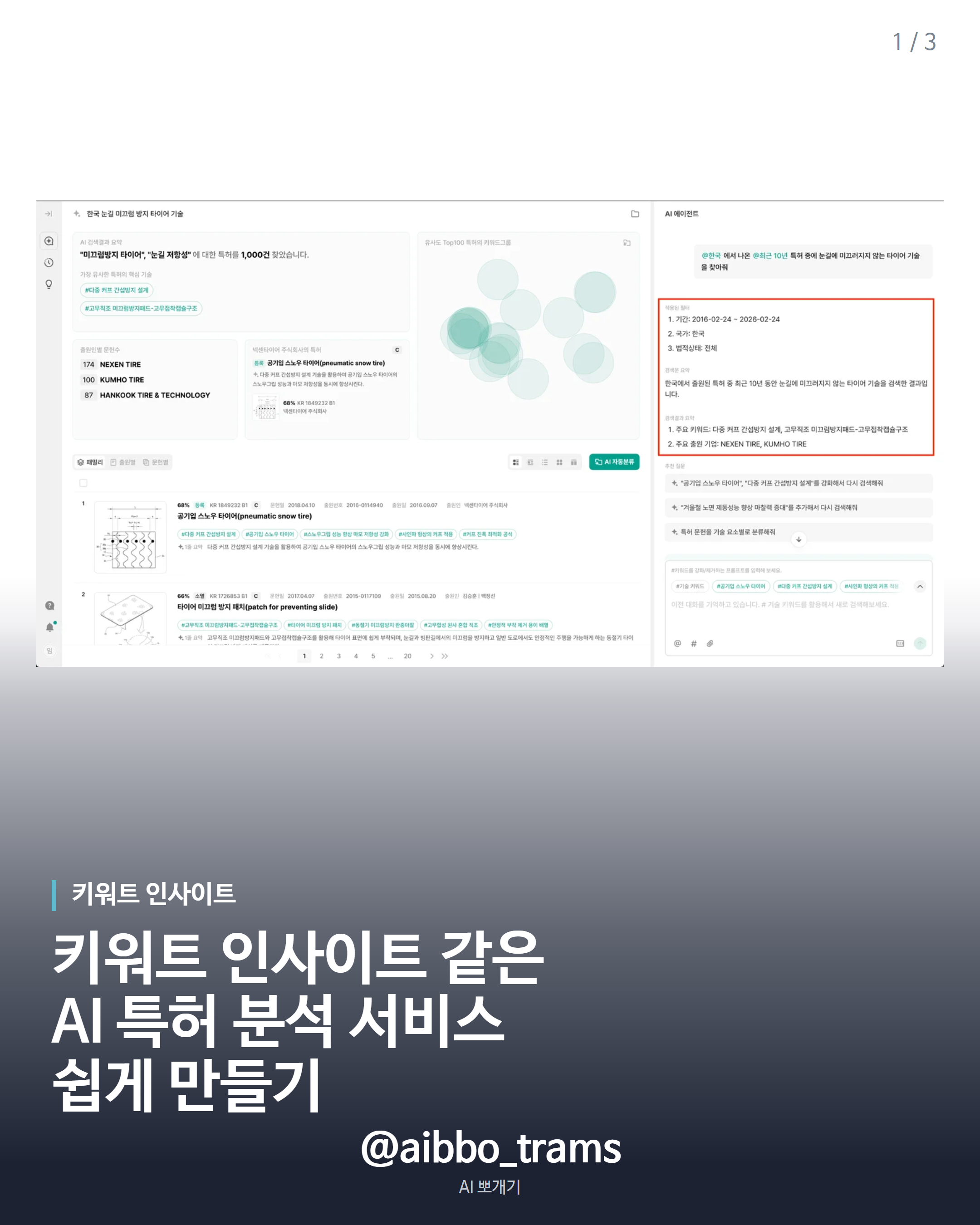키워트 인사이트 핵심 기능 제작 소개